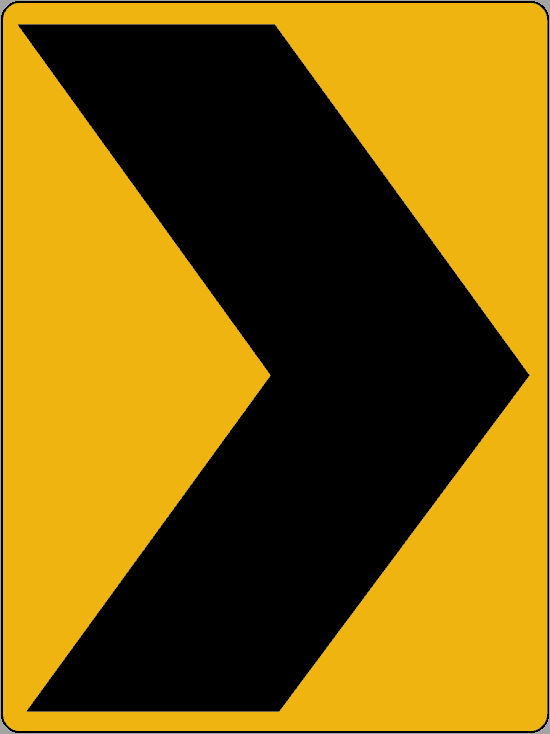 Chevron sign 2