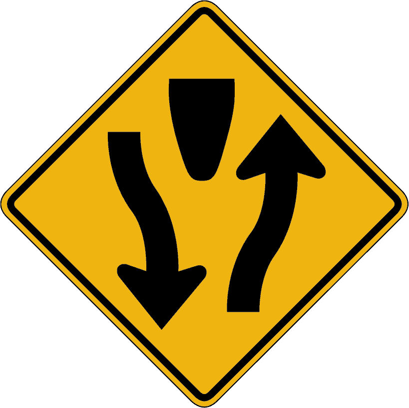 Divided highway begins