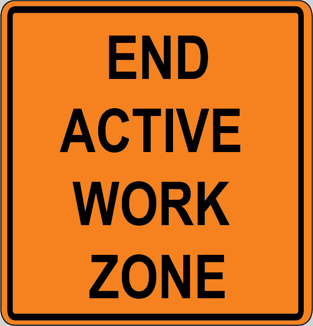 End active work zone