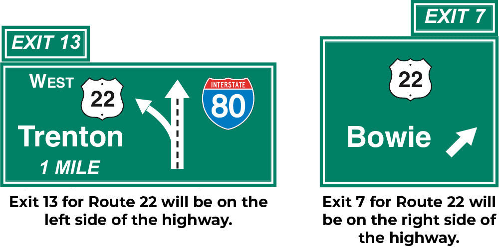Exit sign