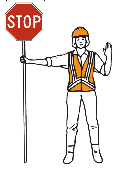 Flagger stop