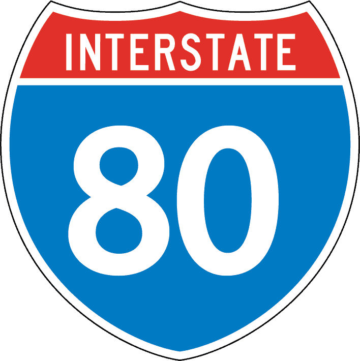 Interstate route marker