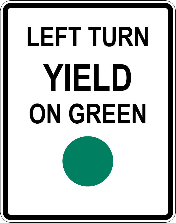 Left turn yield on green