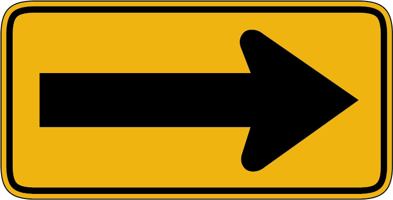 One direction large arrow