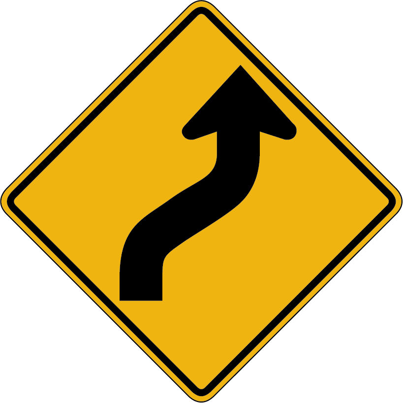 Set of curves (Right left curves)