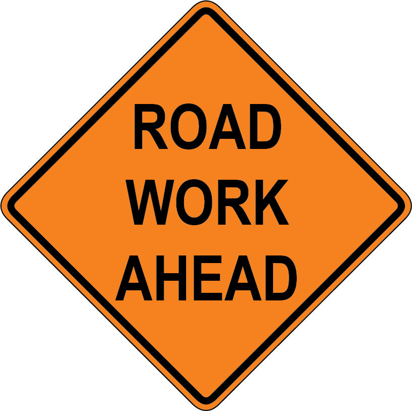 Road work ahead