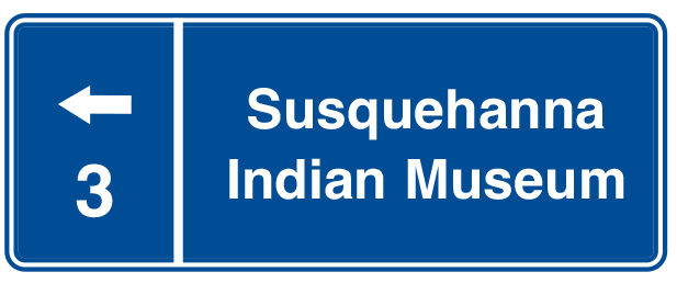 Tourist sign