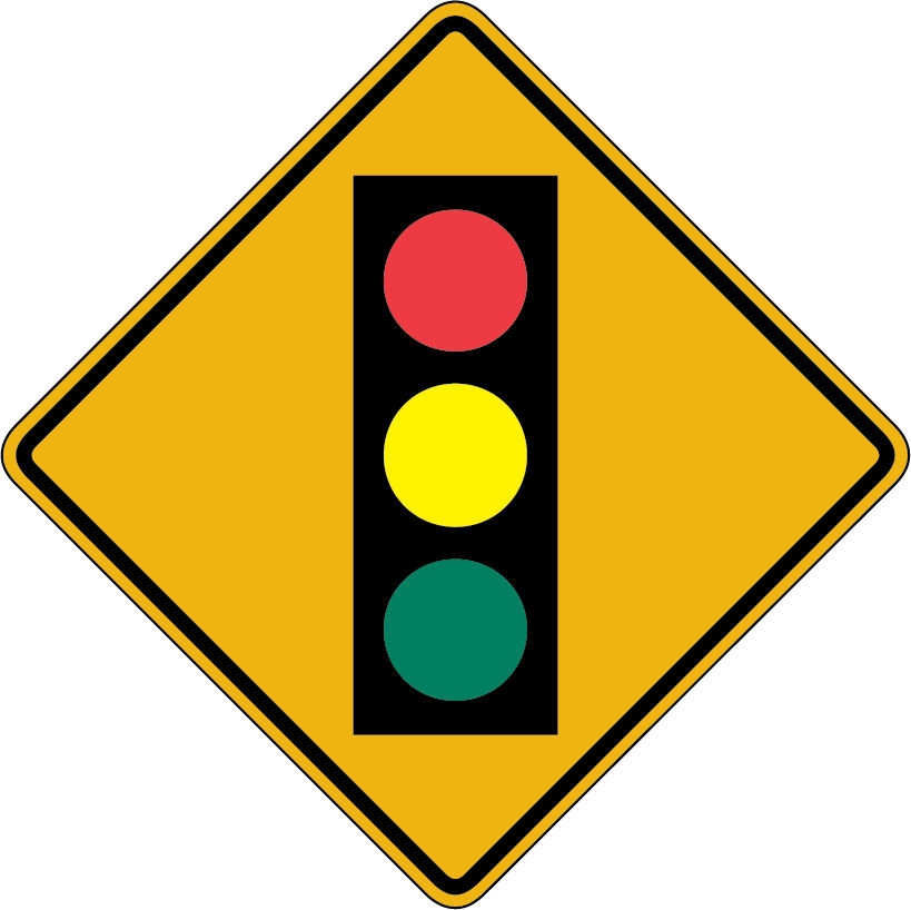 Traffic signal ahead