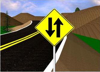 The meaning of the sign above is: