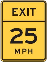 What does this sign on a Florida expressway indicate?