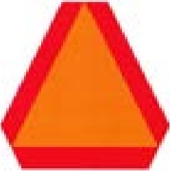 Biển báo này gắn phía sau xe có ý nghĩa gì?
