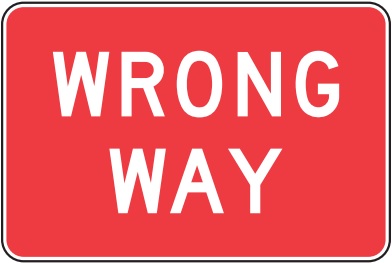 Biển báo đỏ trắng này có ý nghĩa gì?